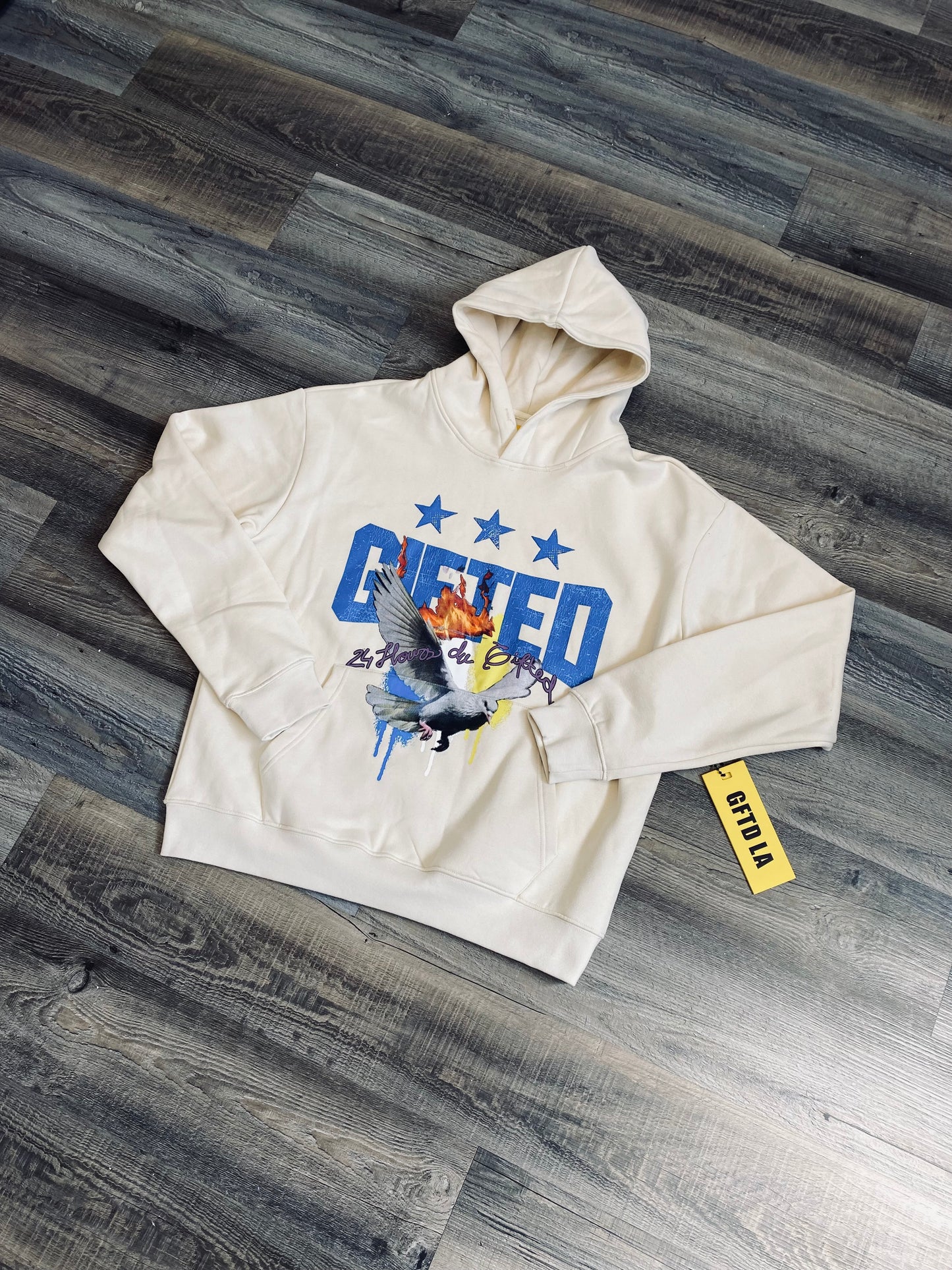 GFTD LA Hoodie Cream