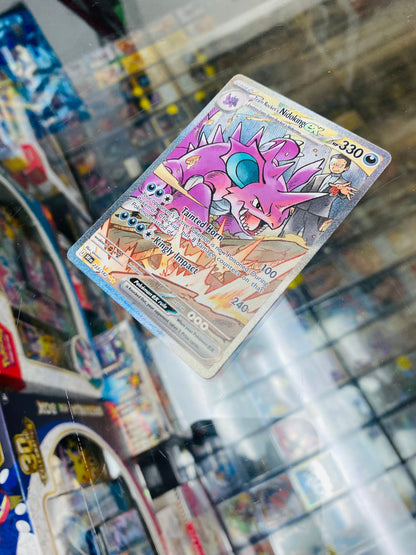 Team Rocket's Nidoking ex 233/182 Sv10: Destined Rivals Holo Pokemon Mint+