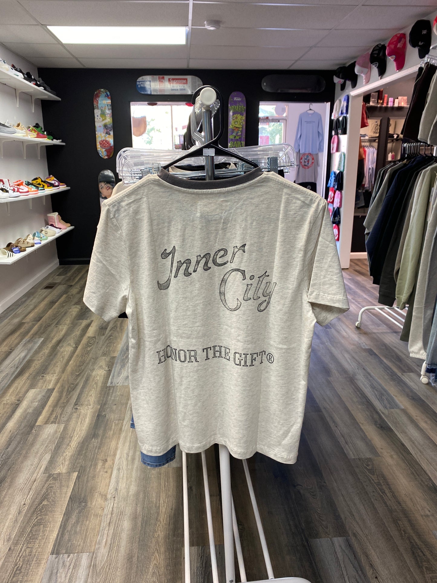 Honor the gift kids short sleeve grey