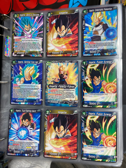 DBZ Binder Over 160 Cards