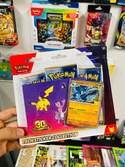 30th Celebration Lucario Tech Sticker Collection