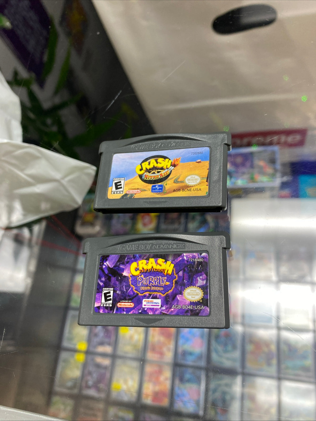 Set of 2 Crash Bandicoot Gameboy Advance