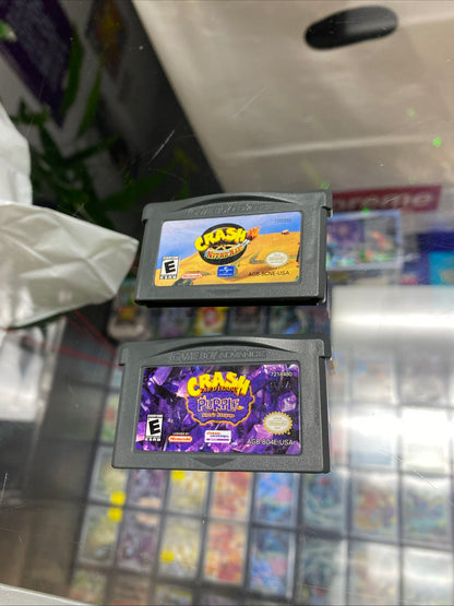 Set of 2 Crash Bandicoot Gameboy Advance