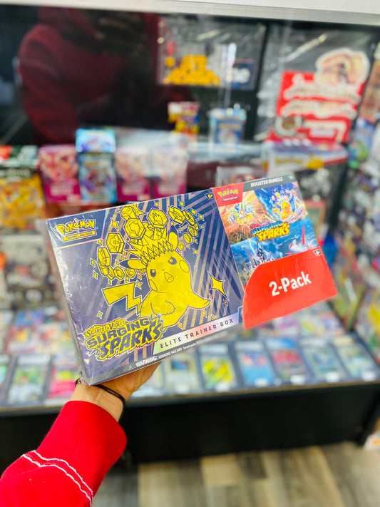 Surging sparks booster bundle & etb Costco 2 pack