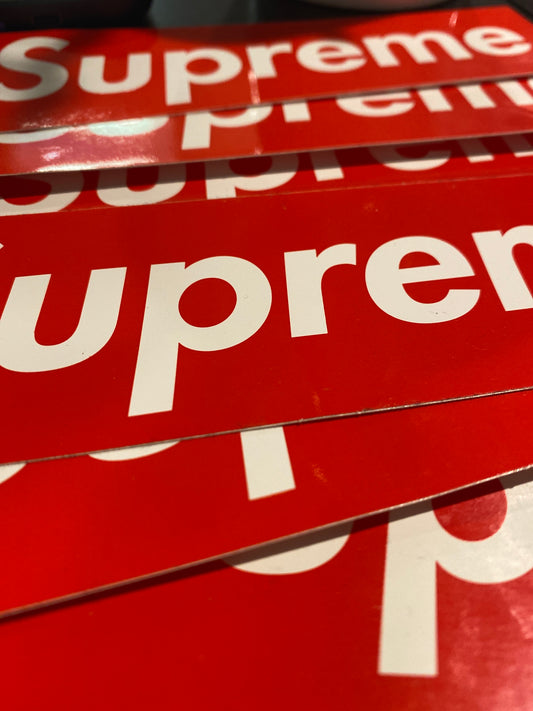 Supreme Box Logo Sticker