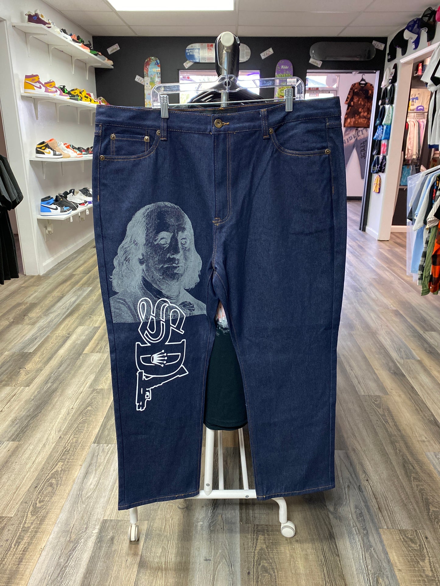 SDL Dark Blue Jeans Gray Benji