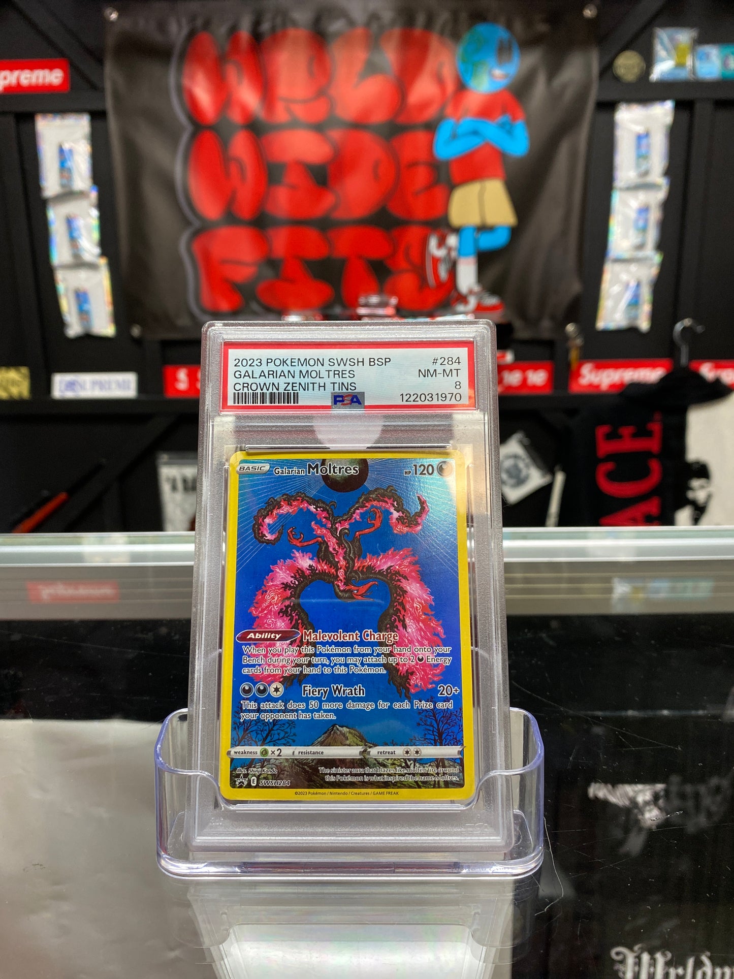 PSA 8 Moltres