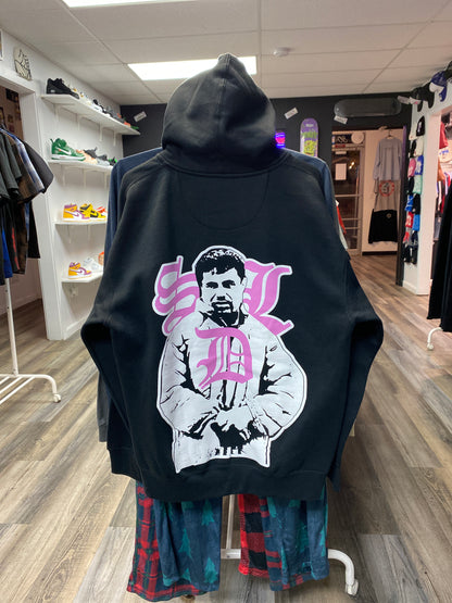 SDL Rhinestone Zip-Up Pink El Chapo