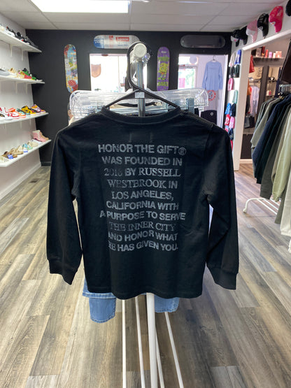 Honor the gift kids long sleeve