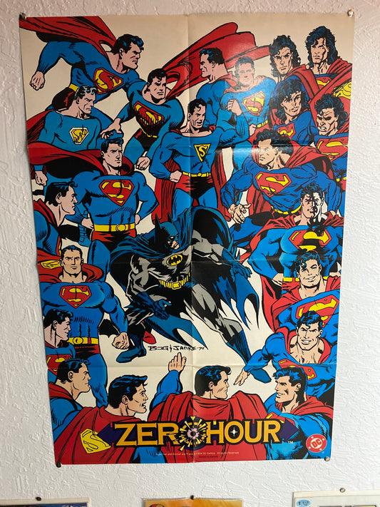 Mint Condition 1994 Superman Poster