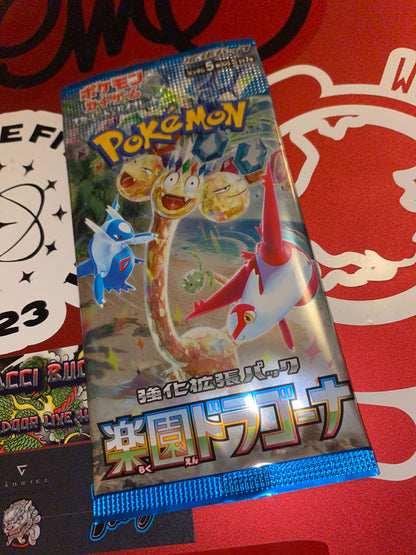 Japanese Pokemon Paradise Dragona SV7a Booster Pack