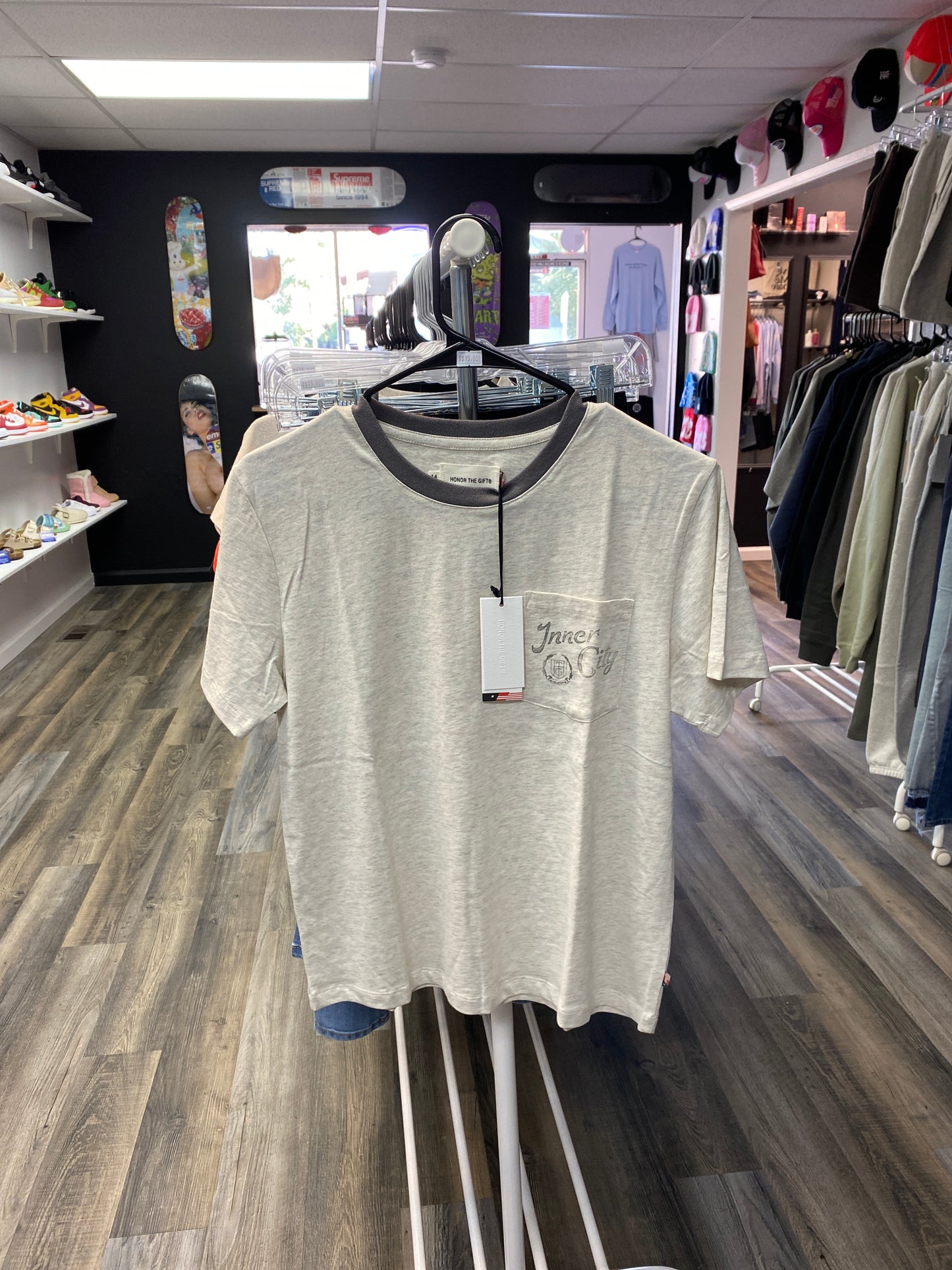 Honor the gift kids short sleeve grey