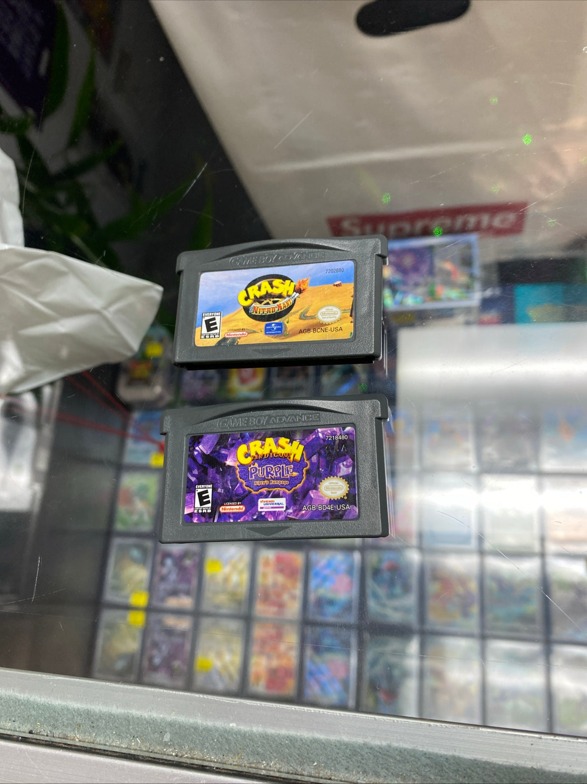 Set of 2 Crash Bandicoot Gameboy Advance