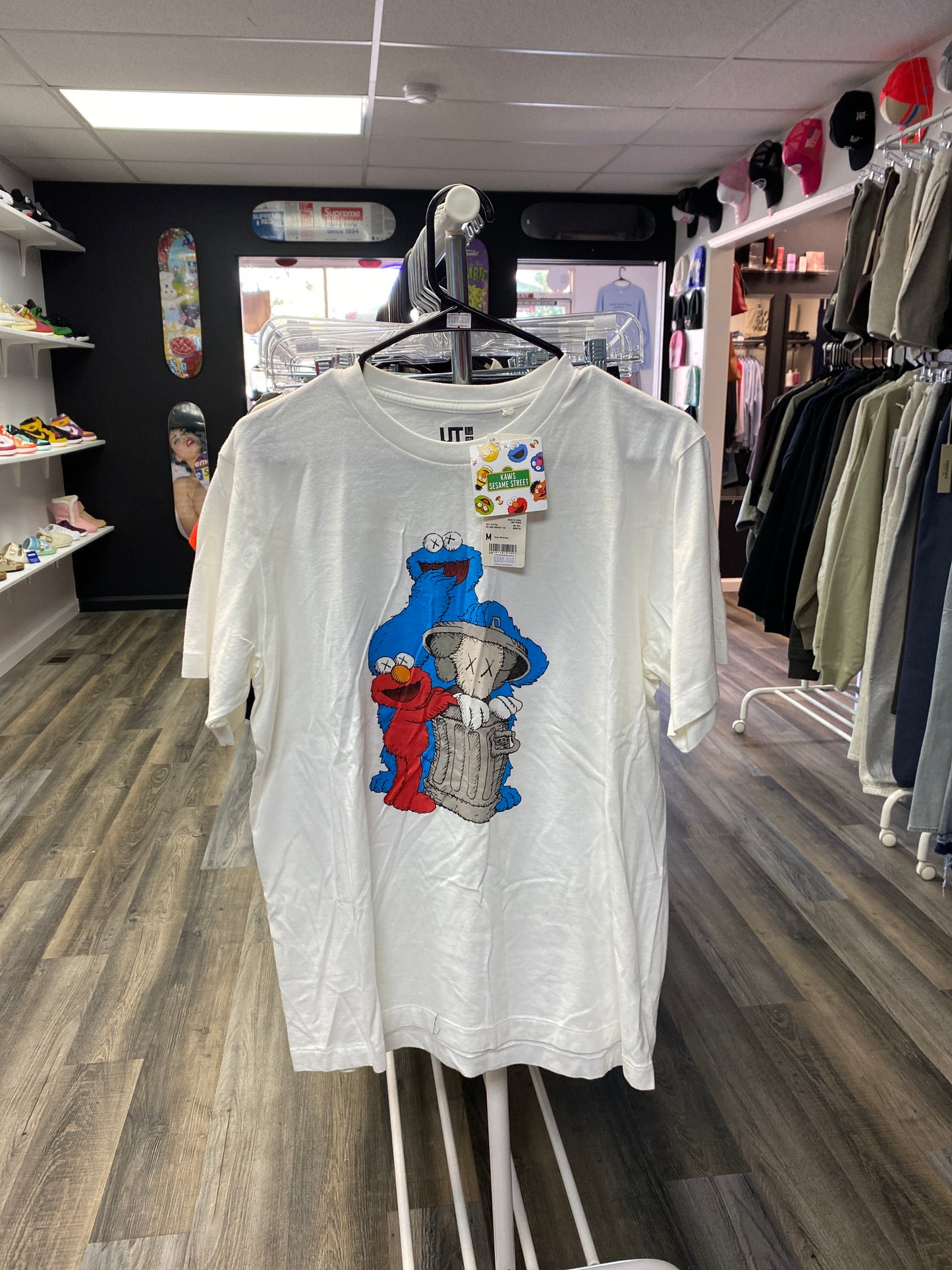 Kaws x Sesame Street Elmo & Cookie Monster Tee