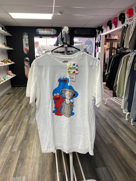 Kaws x Sesame Street Elmo & Cookie Monster Tee