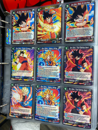 DBZ Binder Over 160 Cards