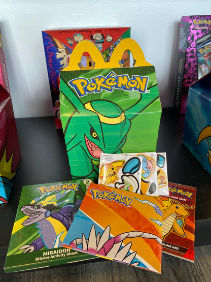 Set Of 4 Pokemon x McDonalds Packs