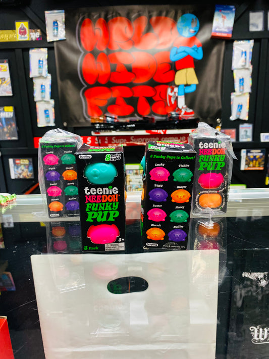 Teenie Nee Doh Funky Pup 3 Pack
