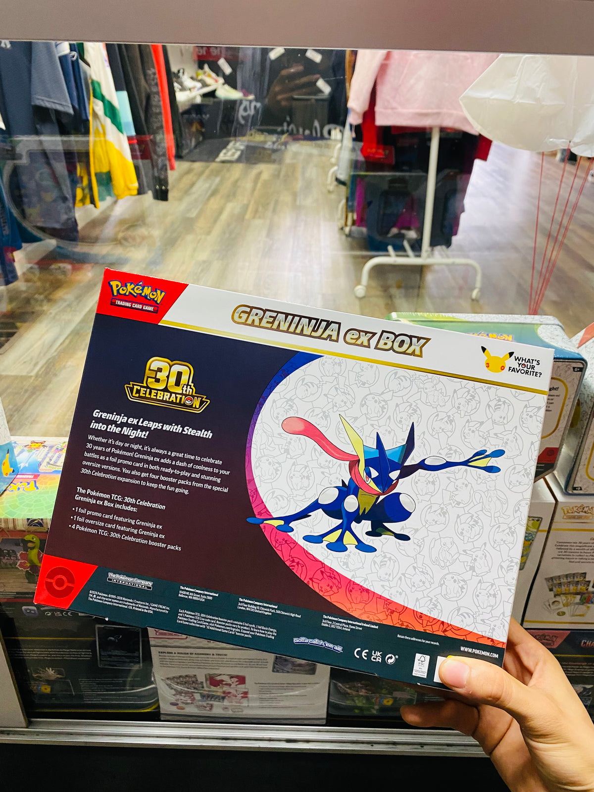 30th Celebration Greninja EX Box
