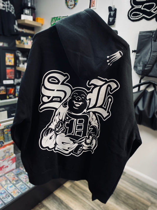 Sky’s Da Limit Buddha Hoodie Black/White Size 2Xlarge
