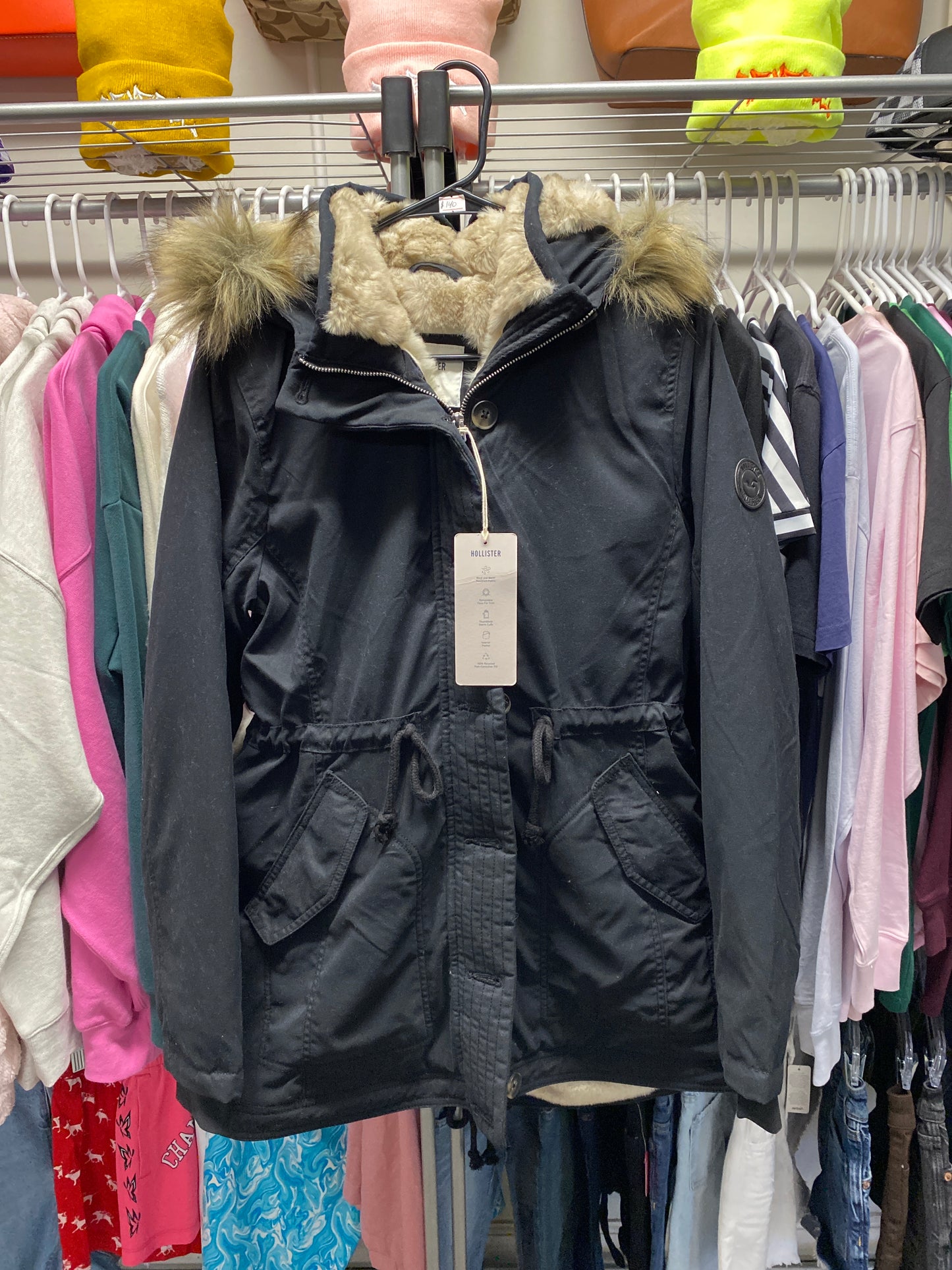 Hollister Heavyweight Fur Jacket