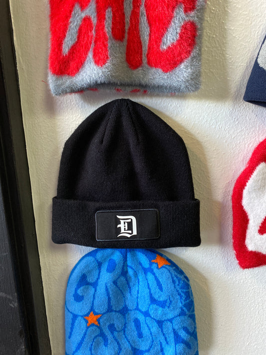 Black Beanie “D”
