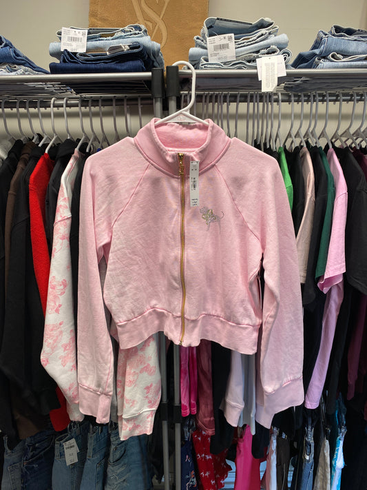V.S Womens zip up Crewneck sweater
