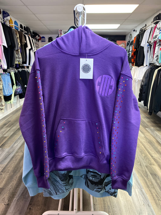 CMC Embroidered Rhinestone Hoodie