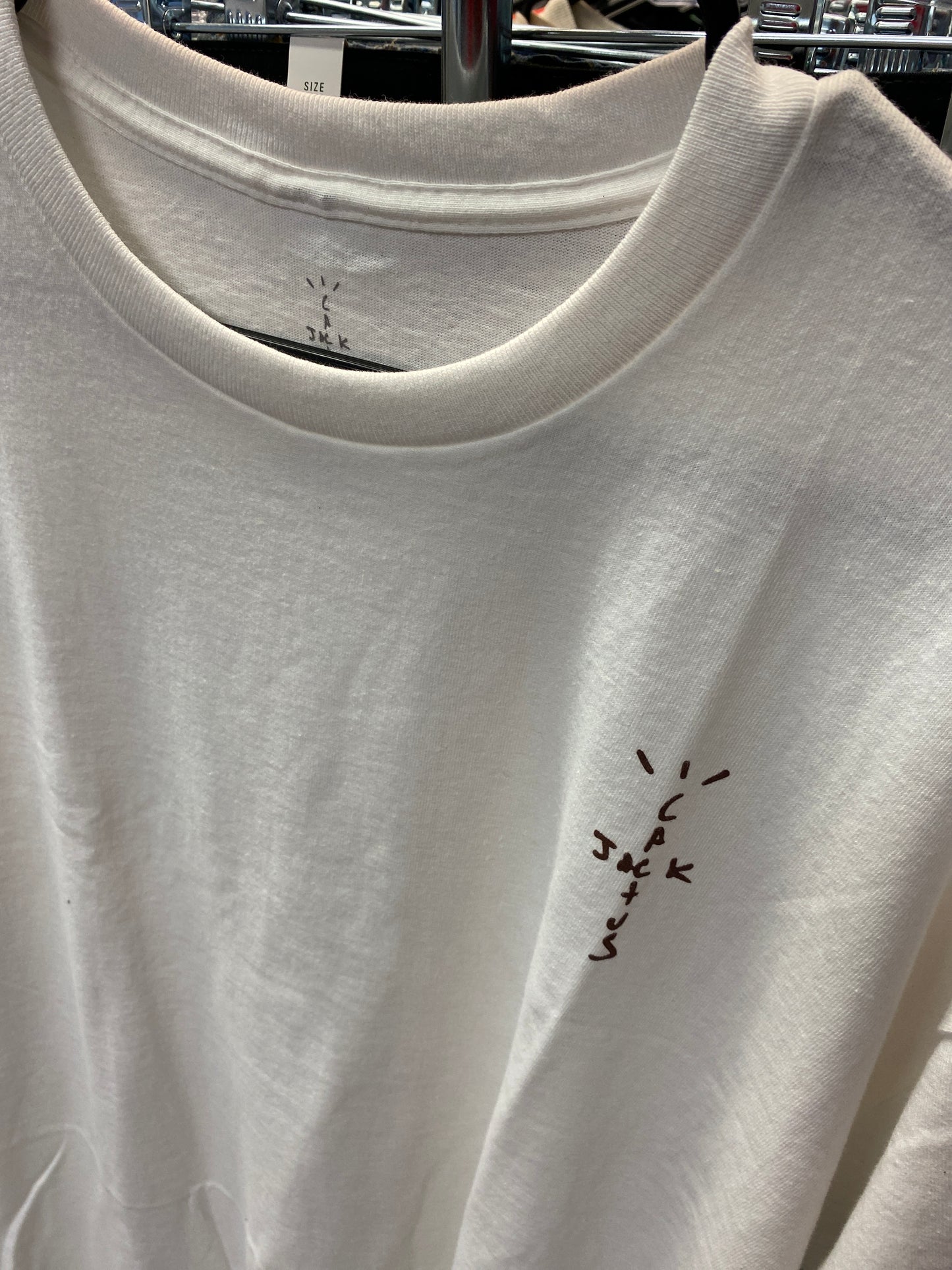 Cactus Jack White Tee
