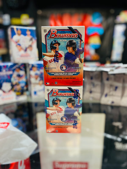 2026 Bowman Baseball - Factory Sealed - Value Box
