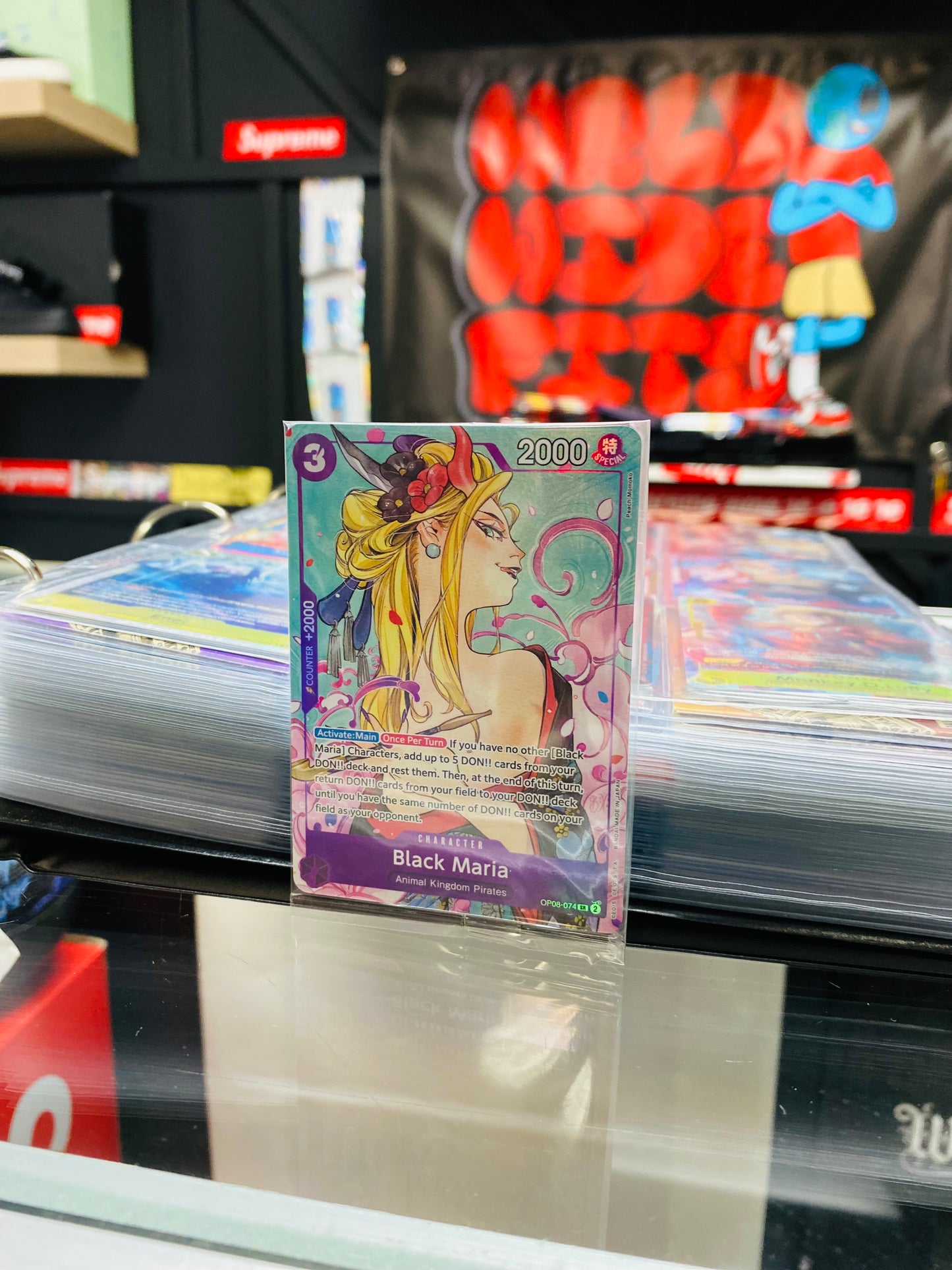 Black Maria One Piece Sealed Promo Card