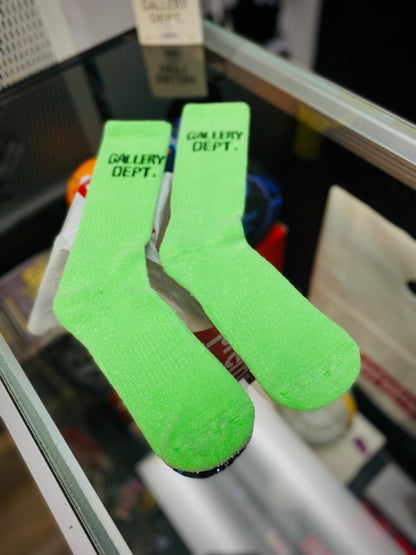 Gallery Department Neon Green Socks One Size Fits All