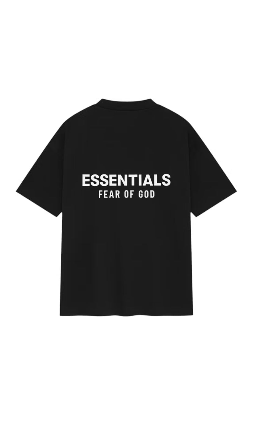 Jet black short sleeve