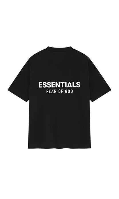 Jet black short sleeve