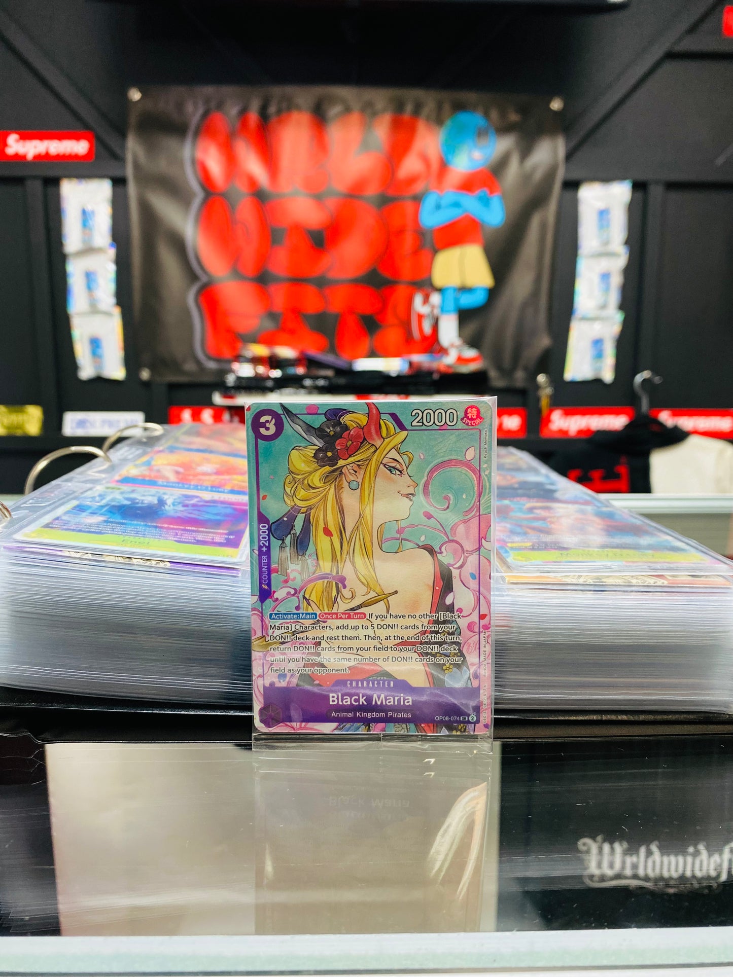 Black Maria One Piece Sealed Promo Card