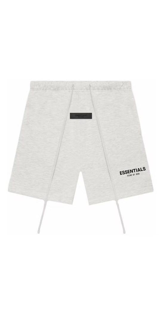 Light oatmeal sweat shorts