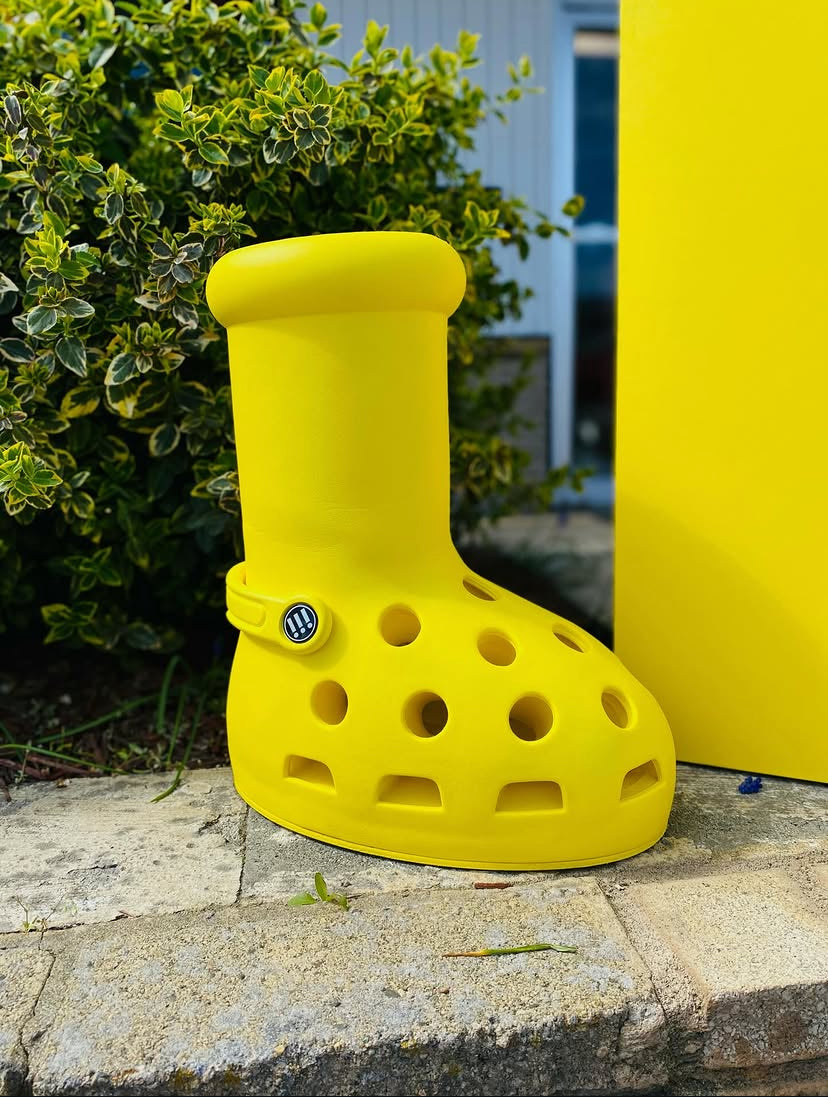 MSCHF x CROCS Big Yellow Boots