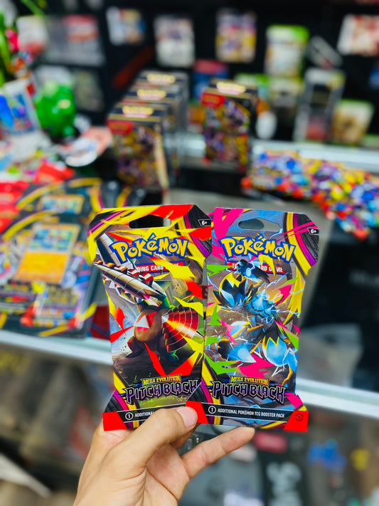 Pitch Black Sleeved Booster Pack