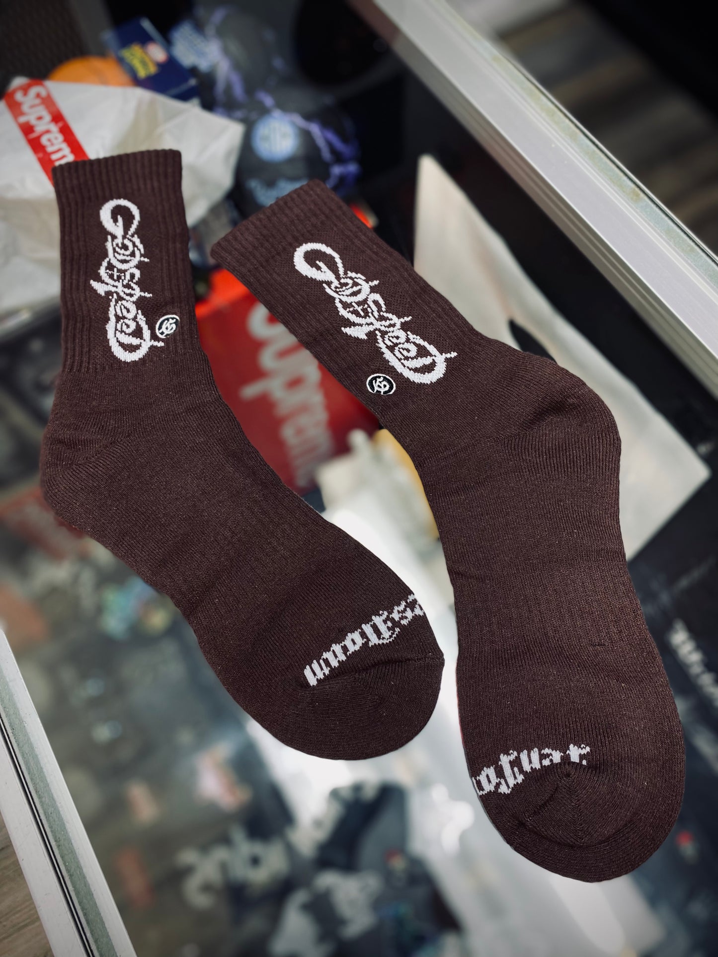 Godspeed Brown Socks One Size Fits All