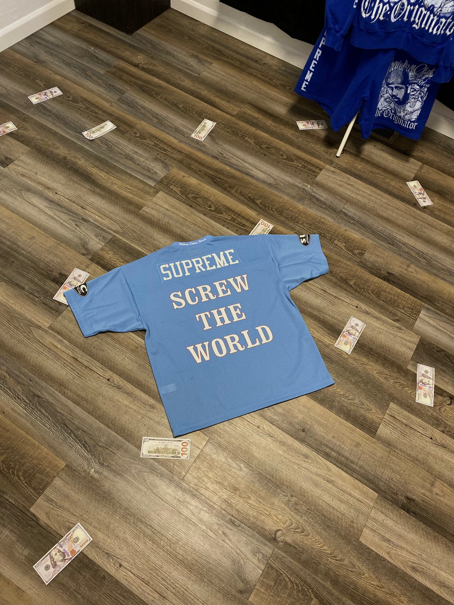 Supreme x DJ Screw Football Jersey