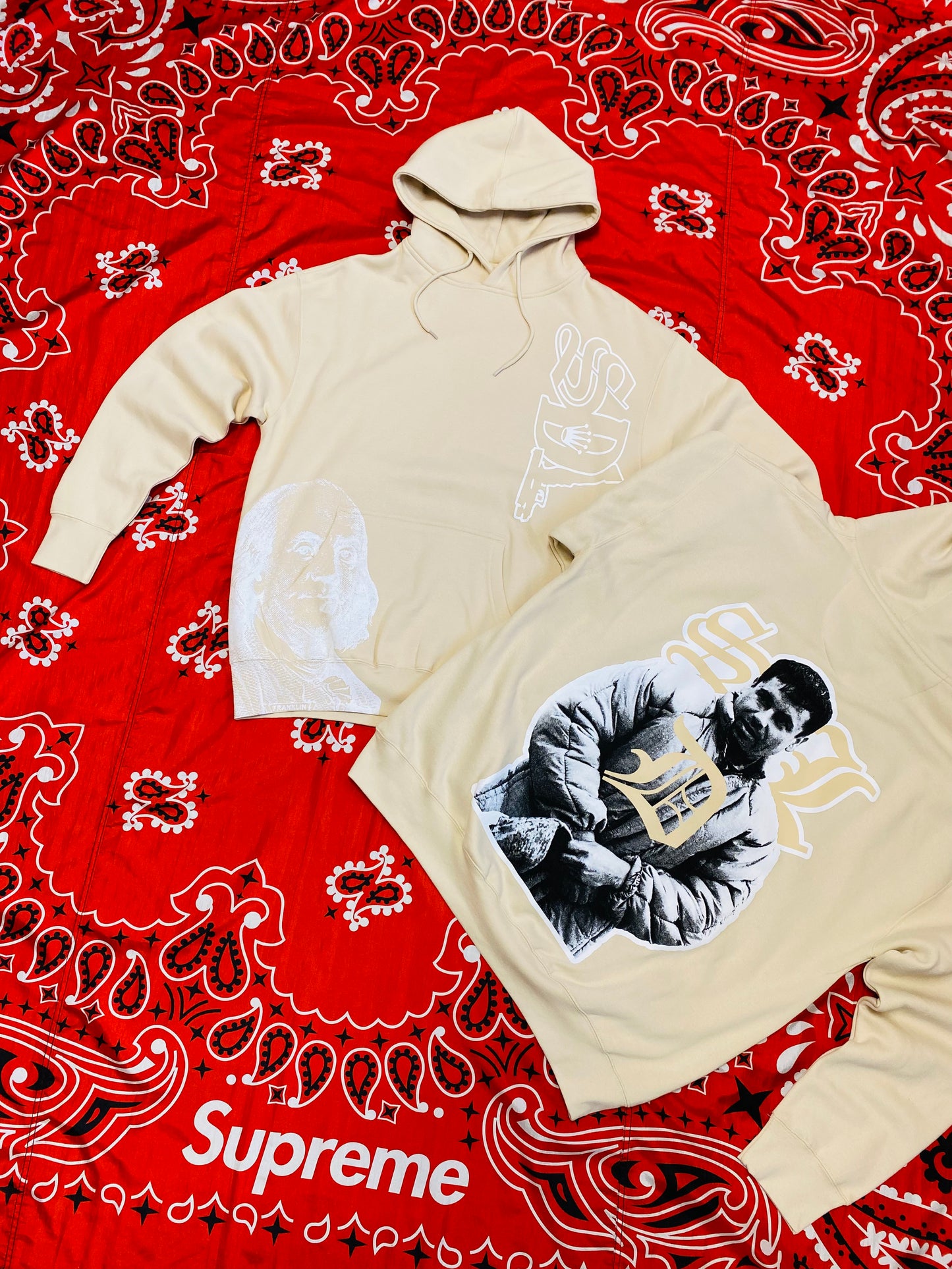 SDL Pullover Hoodie Tan El Chapo