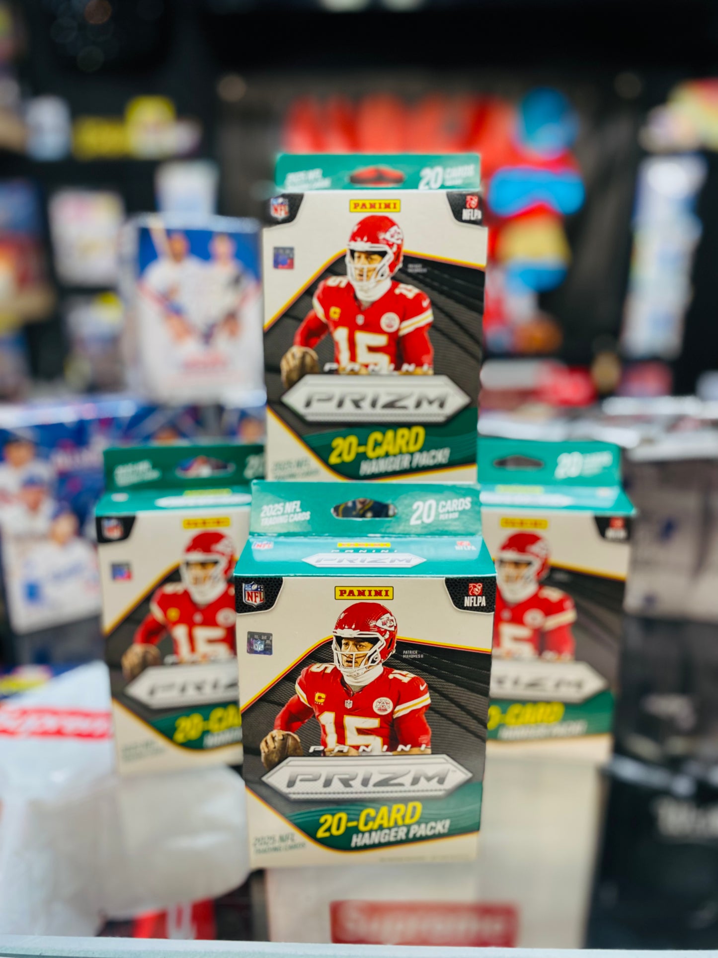 2025 Panini Prizm Football Trading Cards Hanger Box