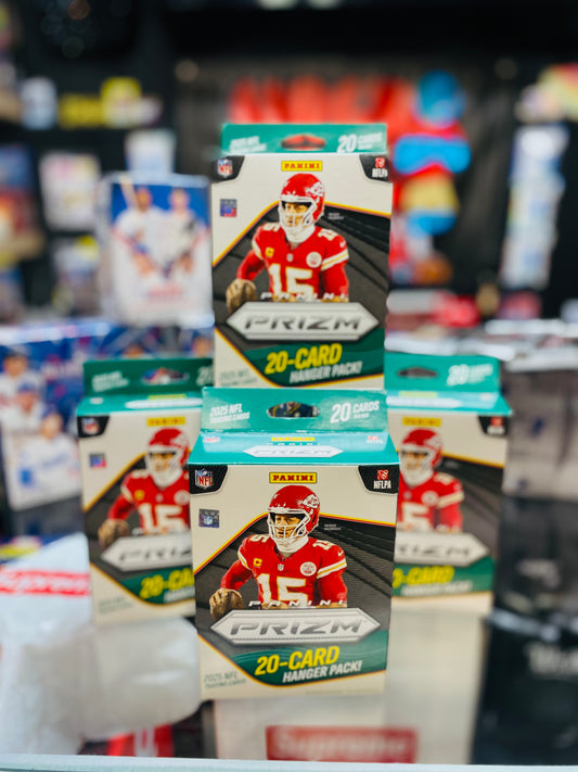 2025 Panini Prizm Football Trading Cards Hanger Box