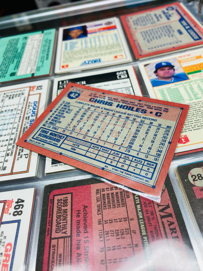 Chris Hoiles “Error Card” #42 1991