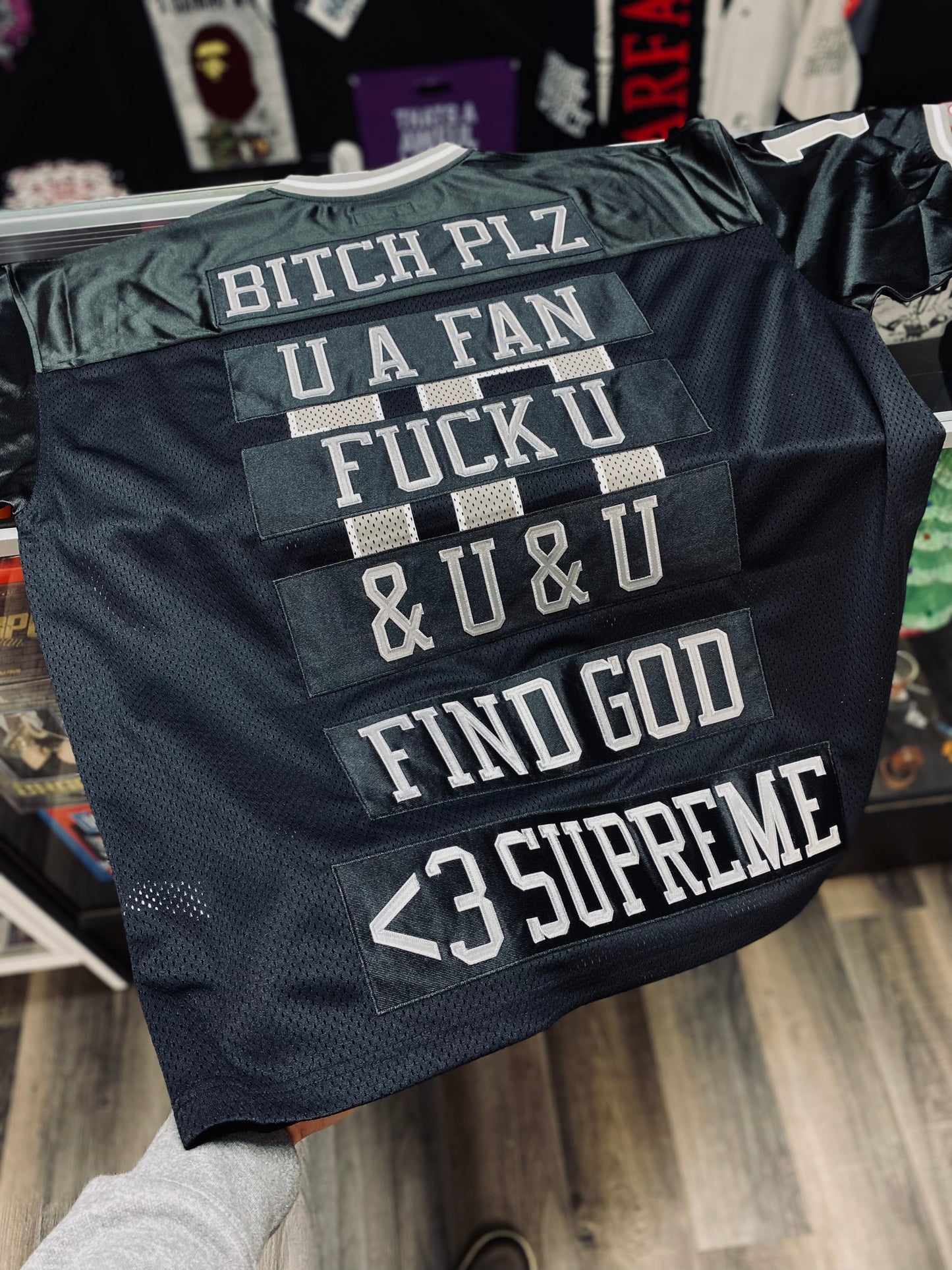 Supreme Find God Football Jersey
