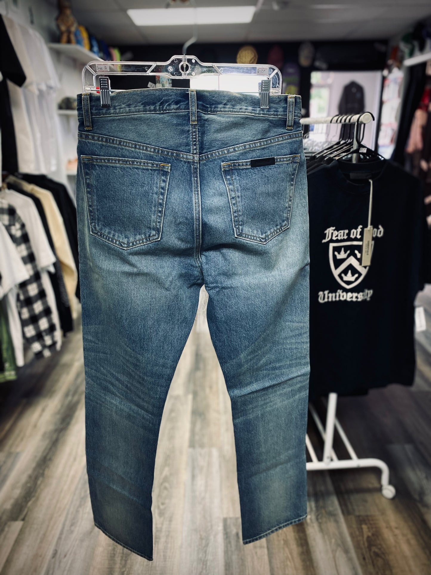 Fear Of God Blue Denim Jeans