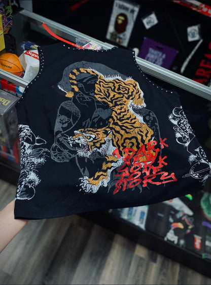 Lost Intricacy Tiger Muscle Tee XLarge Oversized