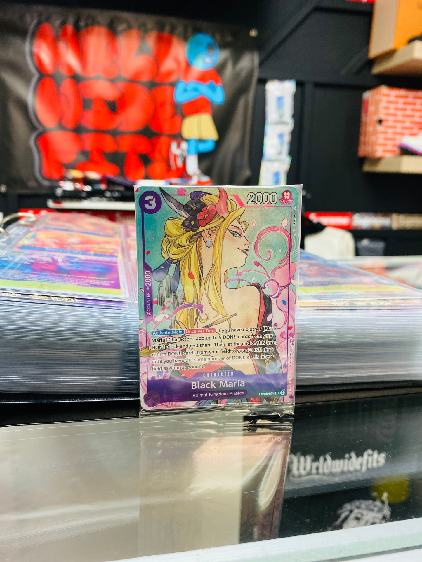 Black Maria One Piece Sealed Promo Card