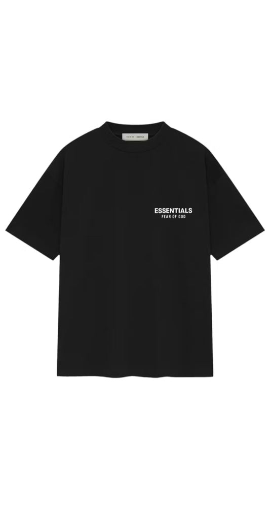 Jet black short sleeve