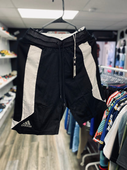 Adidas White/Black Shorts